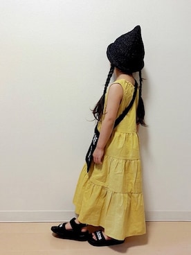 「D.fesense（ディーフェセンス）のアイテム（バッグ）」を使った、Neneneさん（キッズ・110cm）の夏コーディネート