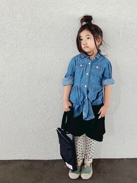 Neneneさん（キッズ・110cm）の夏コーディネート