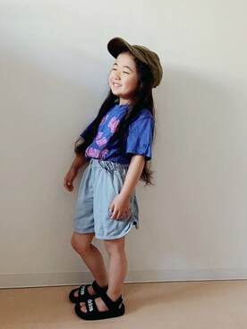 Neneneさん（キッズ・110cm）の夏コーディネート
