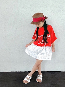 Neneneさん（キッズ・110cm）の夏コーディネート