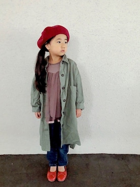 Neneneさん（キッズ・110cm）の秋コーディネート