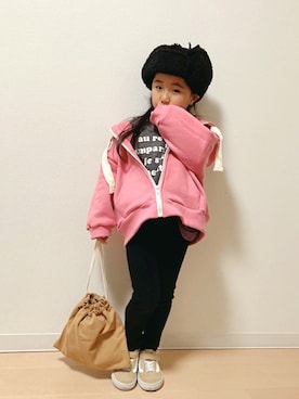 Neneneさん（キッズ・110cm）の冬コーディネート