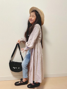 Neneneさん（キッズ・110cm）の春コーディネート