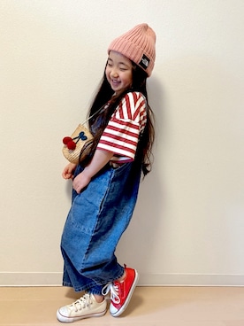Neneneさん（キッズ・110cm）の春コーディネート