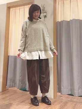 スゲタさん（レディース・164cm）の冬コーディネート