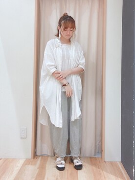 「アイテム（ワンピース/ドレス）」を使った、スゲタさん（レディース・164cm・10代）の夏コーディネート