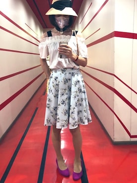 「Samantha Thavasa（サマンサタバサ）のアイテム（その他）」を使った、エリさん（レディース・178cm）の夏コーディネート