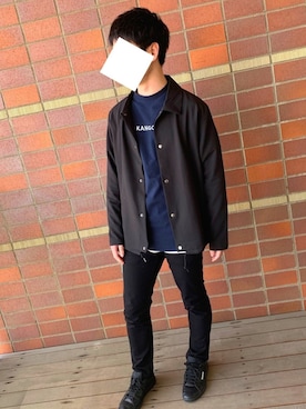 「平成最後のWEARISTAセンバツ」｜「アイテム（マウンテンパーカー）」を使った、JINさん（メンズ・173cm）の春コーディネート