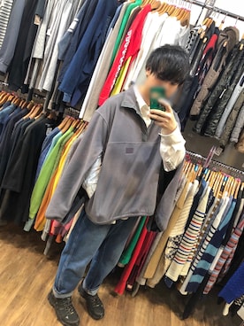 「stein（シュタイン）のアイテム（その他アウター）」を使った、りよーう)さん（メンズ・172cm）の冬コーディネート