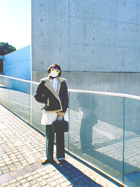 「Lavish Gate（ラヴィッシュゲート）のアイテム（その他アウター）」を使った、lee0311さん（レディース・166cm）の秋コーディネート