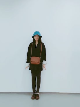 「URBAN RESEARCH（アーバンリサーチ）のアイテム（ダッフルコート）」を使った、绵羊小姐さん（レディース・160cm）の冬コーディネート