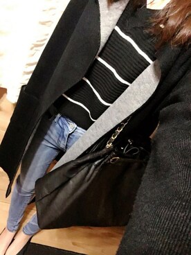 「アニマル」｜「アイテム（その他アウター）」を使った、あいすさん（レディース・159cm）の秋コーディネート
