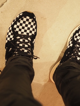 「nonnative（ノンネイティブ）のアイテム（スニーカー）」を使った、権藤裕輝さん（メンズ・170cm）の冬コーディネート