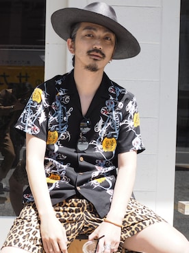 「WHIZLIMITED（ウィズリミテッド）のアイテム」を使った、権藤裕輝さん（メンズ・170cm）の春コーディネート