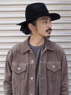 「nonnative（ノンネイティブ）のアイテム（Tシャツ/カットソー）」を使った、権藤裕輝さん（メンズ・170cm）の秋コーディネート