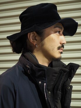 「nonnative（ノンネイティブ）のアイテム（ジャケット/アウター）」を使った、権藤裕輝さん（メンズ・170cm）の秋コーディネート