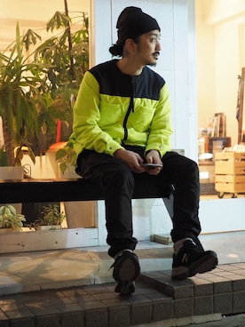 「WHIZLIMITED（ウィズリミテッド）のアイテム」を使った、権藤裕輝さん（メンズ・170cm）の秋コーディネート