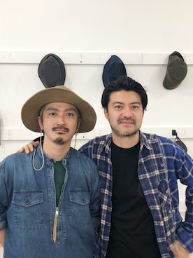 「nonnative（ノンネイティブ）のアイテム（トップス）」を使った、権藤裕輝さん（メンズ・170cm）の春コーディネート