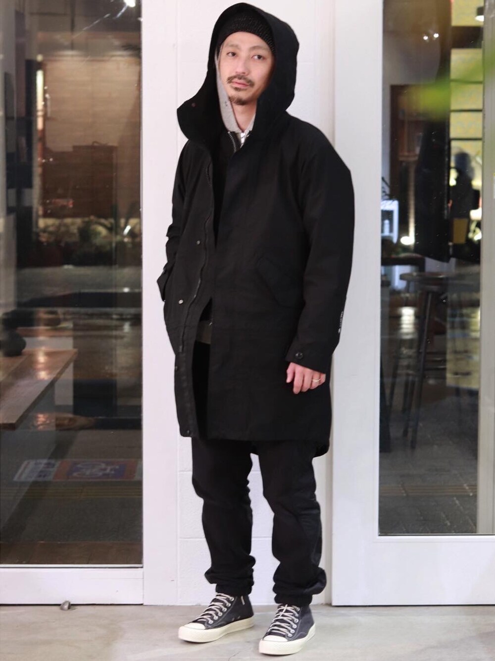 nonnativeのモッズコートを使った人気ファッション