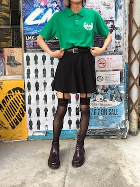 「skirt」｜「アイテム（ブーツ）」を使った、BANOT CROWさん（レディース・153cm）の夏コーディネート