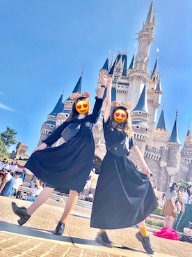 「AZUL（アズール）のアイテム（バッグ）」を使った、mさん（レディース・158cm）の秋コーディネート