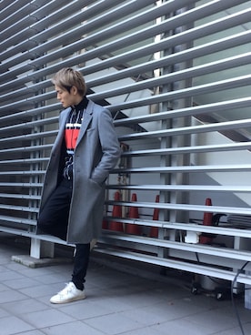 「MSGM（エムエスジーエム）のアイテム（ジャケット/アウター）」を使った、Katagiriさん（メンズ・173cm）の秋コーディネート