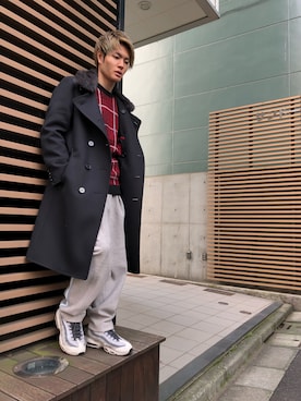 「LOVELESS（ラブレス）のアイテム（その他アウター）」を使った、Katagiriさん（メンズ・173cm）の秋コーディネート