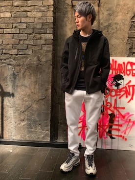 「COACH」｜「アイテム（ブルゾン）」を使った、Katagiriさん（メンズ・173cm）の春コーディネート