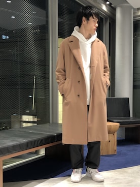 「doublet（ダブレット）のアイテム（パンツ）」を使った、Katagiriさん（メンズ・173cm）の冬コーディネート