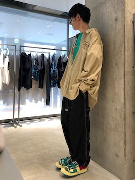 「doublet（ダブレット）のアイテム（パンツ）」を使った、Katagiriさん（メンズ・173cm）の夏コーディネート