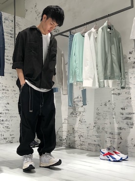 「FlowerMOUNTAIN（フラワーマウンテン）のアイテム」を使った、Katagiriさん（メンズ・173cm）の秋コーディネート