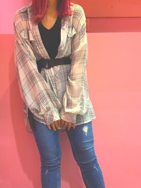 akachunさん（レディース・160cm）の夏コーディネート