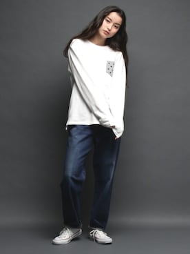 BASESTATIONさん（レディース・163cm）の春コーディネート