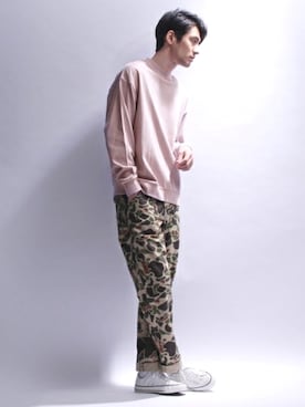 BASESTATIONさん(メンズ・186cm)の春コーディネート