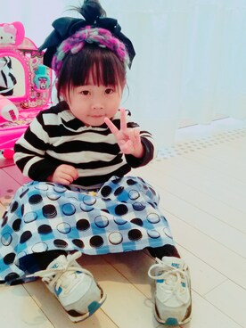 ダブルツインさん（キッズ・80cm）の冬コーディネート