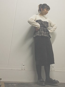 kanannさん（レディース・156cm）の冬コーディネート