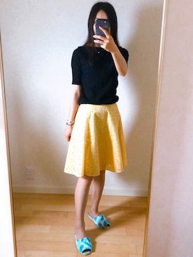 「TOCCA（トッカ）のアイテム」を使った、Sara さん（レディース・165cm）の夏コーディネート