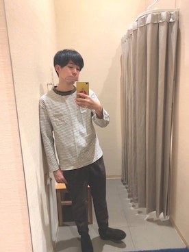 「PUBLIC TOKYO（パブリックトウキョウ）のアイテム（ブーツ）」を使った、SOSOTOWNさん（メンズ・172cm）の冬コーディネート