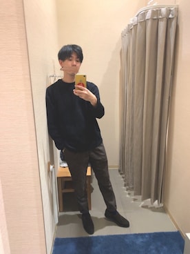 「PUBLIC TOKYO（パブリックトウキョウ）のアイテム（ブーツ）」を使った、SOSOTOWNさん（メンズ・172cm）の冬コーディネート