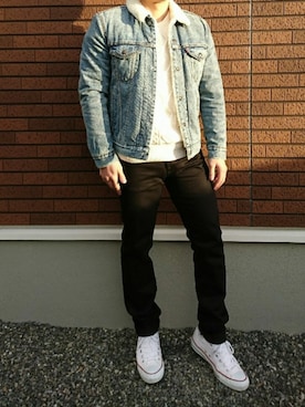 スパークルさん（メンズ・170cm）の冬コーディネート