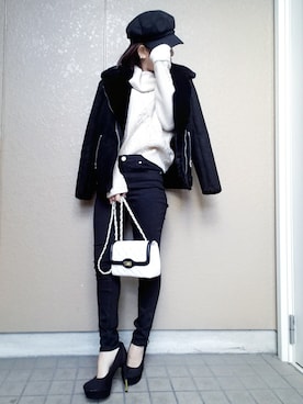 asukkkkkaさん（レディース・155cm）の冬コーディネート