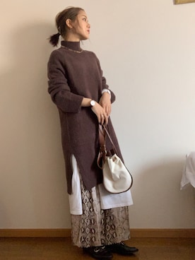 「アイテム（腕時計）」を使った、asukkkkkaさん（レディース・155cm・20代）の冬コーディネート