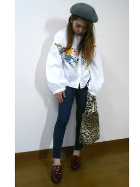 「アイテム（福袋/福箱、ブラック系）」を使った、shinoさん（レディース・150cm）の冬コーディネート