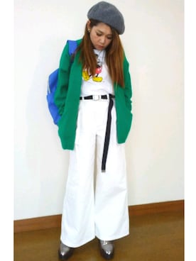 「GORGE（ゴージ）のアイテム（シューズ）」を使った、shinoさん（レディース・150cm）の冬コーディネート