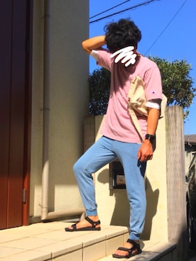 🍊じゃむさん（メンズ・174cm）の春コーディネート