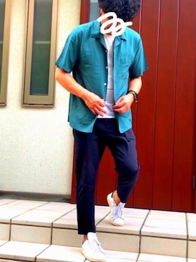 🍊じゃむさん（メンズ・174cm）の夏コーディネート