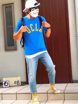 🍊じゃむさん（メンズ・174cm）の夏コーディネート