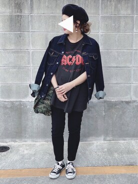 「CONVERSE（コンバース）のconverse（コンバース） ALL STAR OX（オールスターOX）（スニーカー）」を使った、a-neさん（レディース・159cm）の春コーディネート