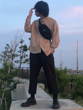 「PONY（ポニー）のアイテム」を使った、ハオウさん（メンズ・170cm）の夏コーディネート