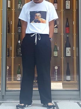 「UNUSED」｜「アイテム（その他）」を使った、Takahiro。さん（メンズ・175cm）の夏コーディネート